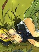 Sexy shaped blonde toon girl enjoying monster dicks in her snatch. tags: big tits, shaved pussy, hardcore.