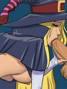 Witch's pussy stretched mercilessly wide