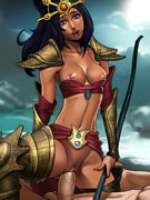 Bodacious cartoons bitches adores riding cocks and suck them in awesome porn comix