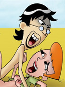 Lusty redhead toon mom can't stand real rockhard cock wanting to fuck her.