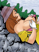 Big boobed toon girl jane received an older cock in both her offices.