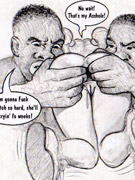 Sex hungry white cartoon girls trying their first butt sex with horny black dudes.