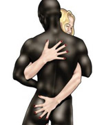 Cool interracial sex during a big toon party